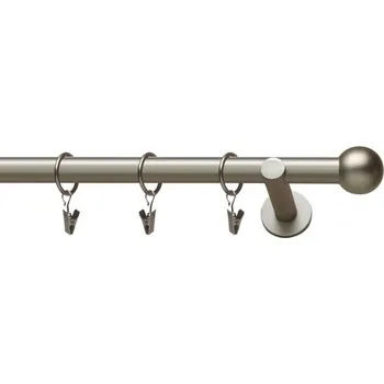 Garnýž Silver jednotyč komplet-KOULE Barva: zlatá antik, Délka: 240 cm