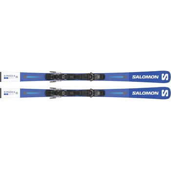 Sjezdové lyže Sjezdové lyže SALOMON E S/RACE 8 + M11 GW L80 - Race Blue / White 156