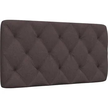 vidaXL Polštář na čelo postele 100 cm textil [4019208] Barva: tmavě hnědá