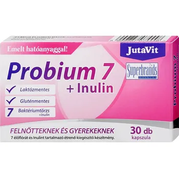 Fitness strava JutaVit Probium 7 + Inulin 30 kapslí