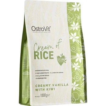 Fitness strava Ostrovit Cream of rice 1 kg Příchuť: Krémová vanilka s kiwi