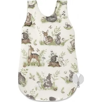 Zavinovačka Spací vak 70 cm, Pohoda v lese NATURAL - ecru