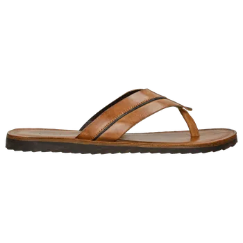 Pánské žabky Hnědé Žabky S Modrým Páskem Wojas 925753 40