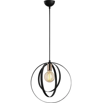 Lustr CENZEL 1xE27 35x50-131 cm, černá + vyzvednutí ZDARMA