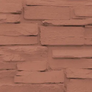 Plot Prefa Brno a.s. Betonová plotová deska: jednostranný reliéf ŠTÍPANÝ KÁMEN PLT 196/5/30 DPJ Š cer Červená 196 x 5000