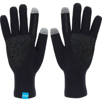 Cyklistické rukavice Cyklistické rukavice UYN Unisex Waterproof115 - černá/modrá XL