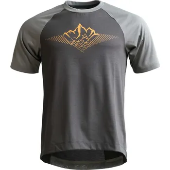 cyklistický dres Cyklistický dres Zimtstern PureFlowz Shirt SS - Pirate Black/Gun Metal L