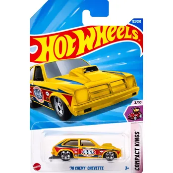 auto na autodráhu Hot Wheels 76 Chevy Chevette žlutý