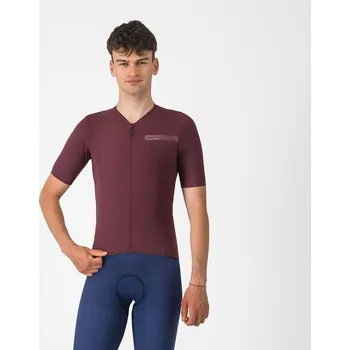 cyklistický dres Cyklistický dres CASTELLI PREMIO EVO JERSEY - DEEP BORDEAUX XXXL