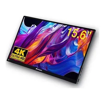 Monitor Verbatim PMT-15-4K Přenosný dotykový monitor, 15.6&quot;, Ultra HD 4K (3840x2160), 60Hz, černý (32238)