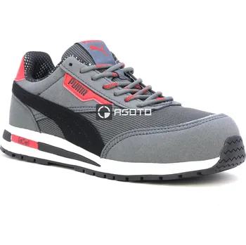 Pracovní obuv PUMA Rider Grey Low S1PS ESD šedá pánská pracovní obuv 41