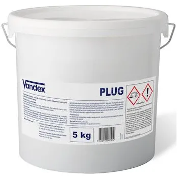 Hydroizolace VANDEX PLUG, blesková těsnicí malta pro zastavování průsaků vody