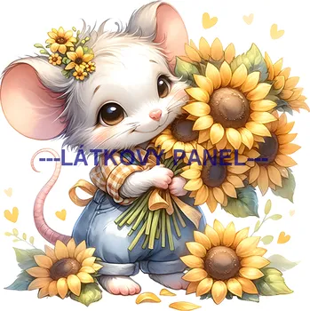 Panel bavlna - HL-25 Velikost: 30x30cm