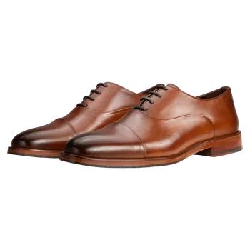 Pánské polobotky Klasické Pánské Společenské Polobotky Premium Z Hladké Kůže Wojas 1018752 43