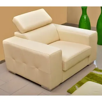 Křeslo ASKONT Etna Kožené křeslo 1M