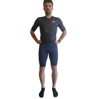 cyklistický dres Cyklistický dres PH+ KRONO SHORT SLEEVES JERSEY - BOLD BLACK XL