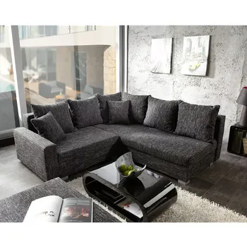 Sedací souprava ASKONT Olimpic tmavě šedá Rohová sedací souprava - pravá/levá