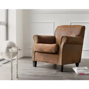 Křeslo ASKONT Chesterfield Raul Křeslo hnědé