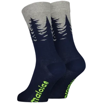 Pánské termo ponožky Cyklistické ponožky Maloja LabanM. - night sky 39-42