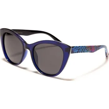 Sluneční brýle GISELLE CAT EYE dámské polarizační sluneční brýle Flower Modré Giselle PZ-GSL22486s2