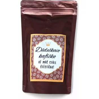 Káva Káva pro dědečka - 150g - dárek pro dědečka, zrnková káva pro dědečka, dárková káva zrnková, dárková káva pro dědečka, pro dědečka