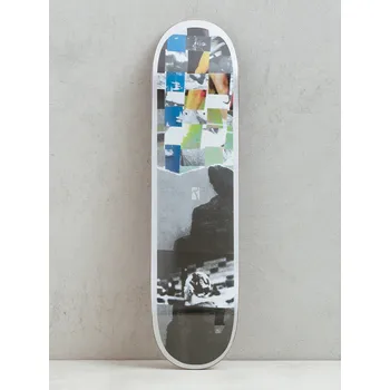 Skateboard Poetic Collective Torn Collage Two (grey) 8.0