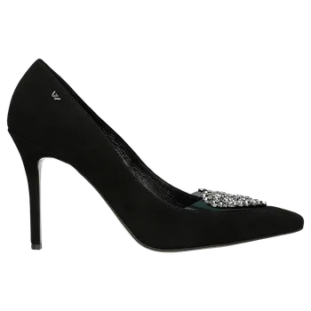 Dámské lodičky Dámské Černé Lodičky S Ozdobou Ve Tvaru Srdce Wojas 3515781 40