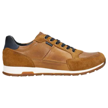 Pánské polobotky Univerzální Světle Hnědé Tenisky S Modrými Akcenty Wojas 1005173 40