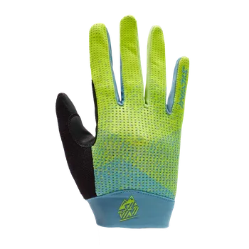 Cyklistické rukavice Cyklistické rukavice Silvini Calvi Jr - blue-neon 13-14