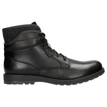 Pánské polobotky Zimní Kožené Pánské Kotníkové Boty Se Šněrováním Wojas 2403170 45