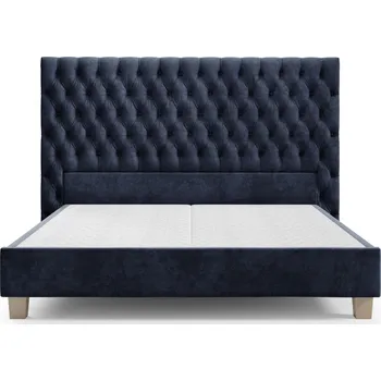 Postel Luxusní boxspringová postel Grand, Dark Blue, 180x200 cm