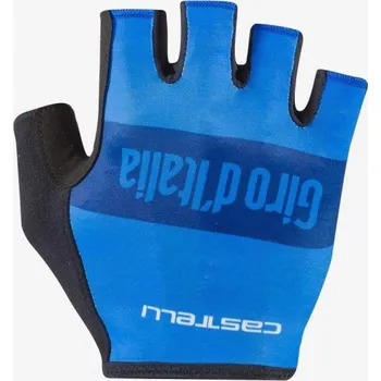 Cyklistické rukavice CASTELLI Cyklistické rukavice krátkoprsté - GIRO 2 - modrá