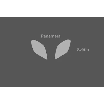 Polep vozidla JEM PPF předřezaná fólie světla Porsche Panamera Fólie: Transparentní
