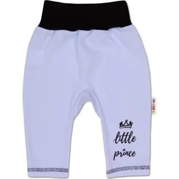 Baby Nellys Bavlněné tepláčky, Little Prince - modré, vel. 68