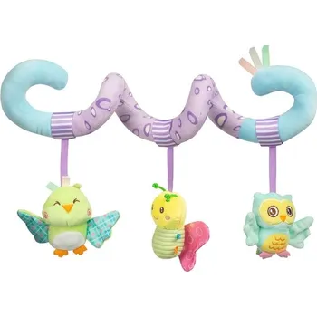 Hračka pro nejmenší Edukační spirála se zvířátky Sovička