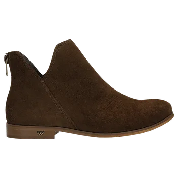 Dámské polobotky Dámské Tmavě Hnědé Kotníkové Boty Na Zip Wojas 5500262 39