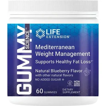 Přírodní produkt Life Extension Gummy Science™ Mediterranean Weight Management, 60 Gummies