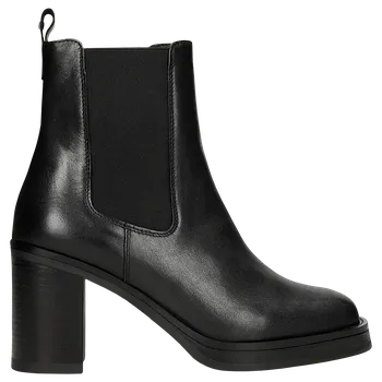 Dámské polobotky Černé Klasické Kotníkové Boty Na Podpatku Wojas 5526051 38