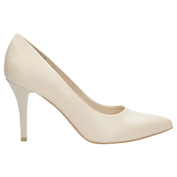 Dámské lodičky Béžové Dámské Lodičky Na Vysokém Podpatku Wojas 927554 37,5