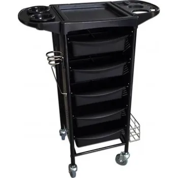 Salon Komplet Kadeřnický stolek T-010 černý