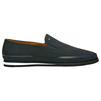 Pánské polobotky Trendy Jarní Černé Botasky Pánské Ze Štípané Kůže Wojas 1011326 40