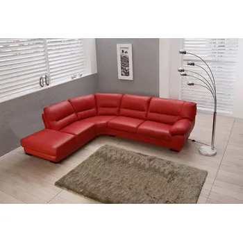 Sedací souprava ASKONT Fabio Kožená sedací souprava rohová levá S rozkládáním / bez rozkládání