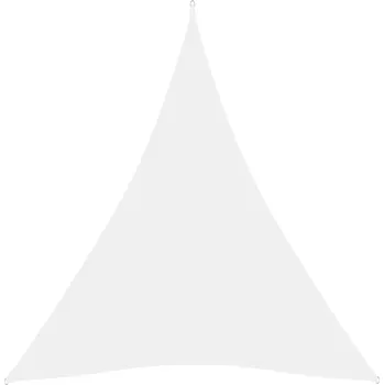 Stínicí technika vidaXL Stínící plachta oxfordská látka trojúhelníková 5 x 7 x 7 m bílá