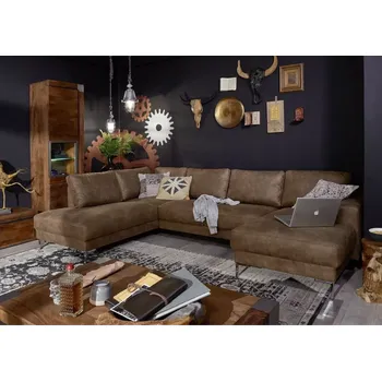 Sedací souprava Askont Milano Camel: Rohová sedací souprava do U