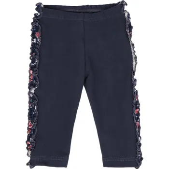 Mamatti Kojenecké legíny s lampasy, Flowers - granátové, vel. 74