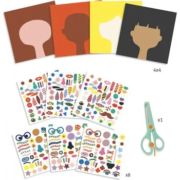 Výtvárné potřeby Výtvarná sada Kadeřnictví DJECO