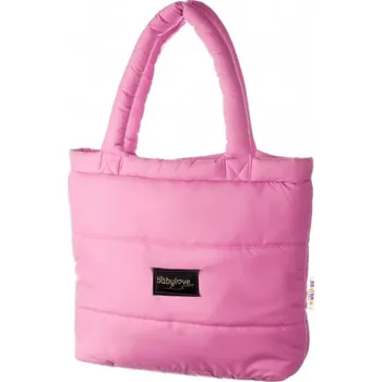 Baby Nellys taška na kočárek STYLE, světle růžová
