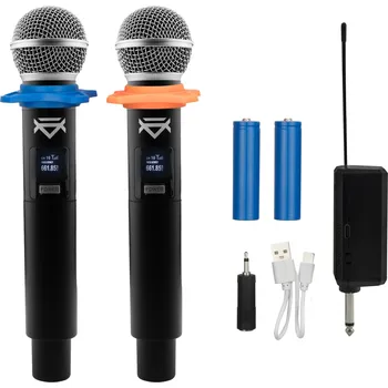 Mikrofon Mikrofon Veles-X Dual Wireless Handheld Microphone Party Karaoke System with Receiver