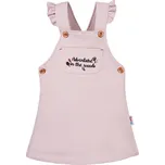 Eevi Dívčí šaty s laclem ADVENTURE růžové - 98