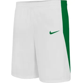 Dámská móda Šortky Nike WOMEN S TEAM BASKETBALL STOCK SHORT-WHITE/PINE GREEN nt0212-104 Velikost 2XL-T